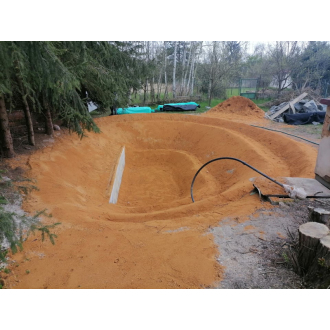 Fólia na rybníky 1,5 mm ral 6006 olivový meter