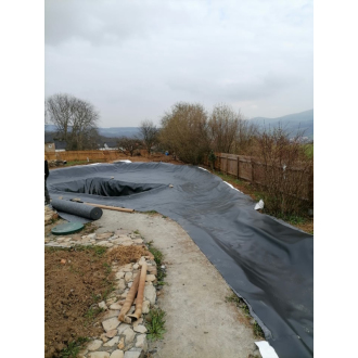 Rybníková fólia 1,5 mm široká 12 m 805V čierna