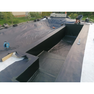 Rybníková fólia 1,5 mm široká 7 m 805V čierna